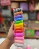 12 Pieces Super Light Clay | নরম এয়ার ড্রাই ক্লে | বাচ্চাদের ক্রাফট ও DIY আর্ট ক্লে | MNK SHOP - Image 7