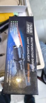Model 288 Multifunction Dimming Light Flashlight | 3-in-1 LED Torch, Red Laser & Self-Defense Stun Gun | MNK SHOP - Image 3