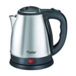 1.5 Liter Prestige Electric Kettle | Stainless Steel Body | 360° Swivel Cordless Base | Auto Shut-Off | Boil-Dry Protection | Metallic Silver | MNK SHOP - Image 4