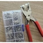 1 Set Metal Snap Button Pliers Tool Kit | কাপড়, ব্যাগ ও DIY ক্রাফটের জন্য স্ন্যাপ বোতাম লাগানোর টুল | MNK SHOP - Image 5