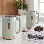 Haicon HC-605 Electric Coffee & Spice Grinder + SF-400 Digital Kitchen Scale Combo Pack | Food Grinding & Weighing Essentials | MNK SHOP