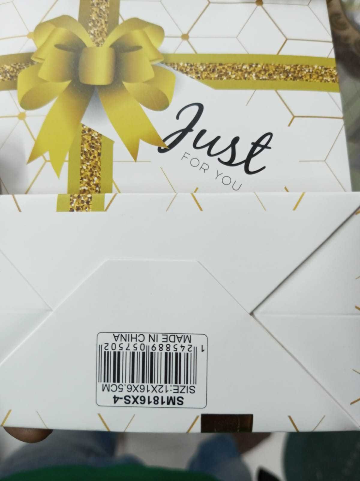 eaac224258b8356efb53f66da5446358_2200x2200q80 1 Piece Set Premium White & Gold Paper Gift Bag | Just for You Design with Gold Rope Handles | Wedding Birthday Gift Bag | MNK SHOP - Image 1