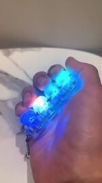 4-Key Mechanical Keyboard Switch Fidget Keychain | Clicky Blue Switch Stress Relief Toy | Portable Keychain Fidget Toy | MNK SHOP - Image 2