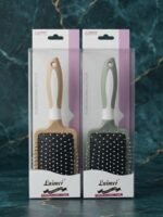 Laimei Salon Fashion Cushion Paddle Hair Brush | Ball-Tipped Bristles Detangling Comb | MNK SHOP - Image 5