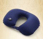 Inflatable Travel Neck Pillow | ইনফ্লেটেবল ট্রাভেল নেক পিলো | Push Button Air Pump U-Shaped Neck Pillow | Travel Sleeping Cushion | MNK SHOP - Image 8