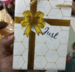 1 Piece Set Premium White & Gold Paper Gift Bag | Just for You Design with Gold Rope Handles | Wedding Birthday Gift Bag | MNK SHOP - Image 5