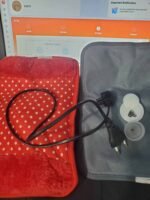 Rechargeable Electric Hot Water Bag Gel Heat Pack | পার্পল পোলকা ডট রিচার্জেবল ইলেকট্রিক হট ওয়াটার ব্যাগ | MNK SHOP