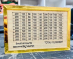 10,000 Taka Money Saving Box | 6×4×3.5 Inch Wooden Piggy Bank with Bottom Access Panel | Savings Challenge Box | MNK SHOP - Image 5