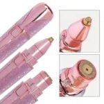YESX HX-201 2-in-1 Eyebrow & Facial Hair Trimmer | Portable Facial Hair Remover - Image 7