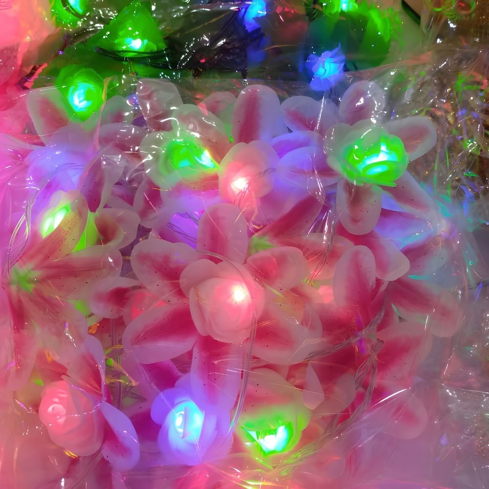 0e304f9836b5607950bb59f9570ff0f3_2200x2200q80 Floral String Lights | রঙিন ফুলের ডিজাইনের ডেকোরেশন লাইট | MNK SHOP - Image 1