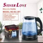 Sweet Love Glass Electric Kettle | Borosilicate Glass with Blue LED Light & 360° Cordless Base | Auto Shut-Off & Dry-Boil Protection | MNK SHOP - Image 5