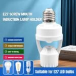 E27 Infrared Sensor Lamp Holder | PIR Motion Detector Bulb Socket Auto On/Off | MNK SHOP - Image 3