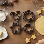 12 Pieces Stainless Steel Cookie & Cake Cutter Set | Heart, Star, Flower & Round Shapes | MNK SHOP - Image 4