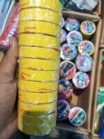 Osaka Gold PVC Electrical Insulation Tape 12 pieces | 18mm × 10 Yards | Electrical Wiring & Cricket Ball Tape | MNK SHOP - Image 7