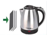 NOVA 2L Electric Kettle | Dark Metallic Finish with 360° Rotational Base, Auto Shut-Off & Boil-Dry Protection | MNK SHOP - Image 4