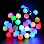 22 Feet Ball String Lights | গোলাপি, হলুদ ও মাল্টিকালার বল স্ট্রিং লাইট | MNK SHOP