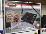 1 Piece Usha Max Infrared Cooker | Black Crystal Glass with Side Carrying Handles & Digital Display | MNK SHOP - Image 3