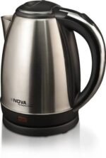 NOVA 2L Electric Kettle | Dark Metallic Finish with 360° Rotational Base, Auto Shut-Off & Boil-Dry Protection | MNK SHOP - Image 3