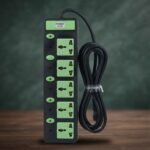 5 Part Power M-2000 Universal Extension Socket | Individual Switch 5-Way Multi-Plug | MNK SHOP - Image 2