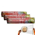 1 Piece Diamond & Heavy Duty Aluminum Foil | Food Wrapping & Kitchen Packaging | 37.5 Sq. Ft. Foil | MNK SHOP - Image 3
