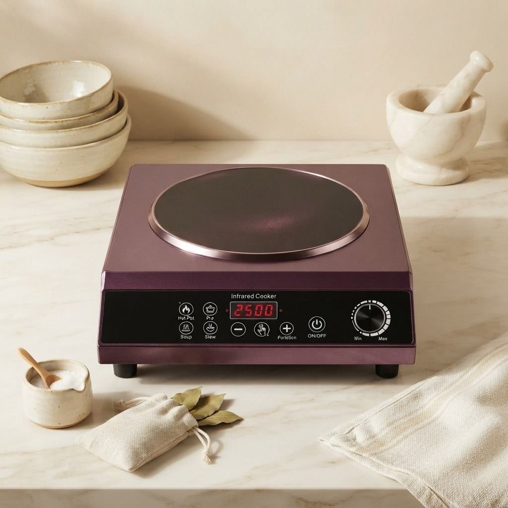 2ec712c21605deac50250319398ee30c_2200x2200q80 1 Piece Solus Heavy Duty Inverter Infrared Cooker | Stainless Steel Body with Deksi Pot Support & Manual Knob | MNK SHOP - Image 1