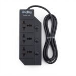 3 Part Star Line 320 Universal Extension Socket | Individual Switch Multi-Plug with Brass Contact | MNK SHOP - Image 2