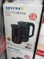 2.8L Novena NK55 Electric Kettle | Double Wall Insulation with Cordless 360° Swivel Base & Auto Shut-Off | MNK SHOP