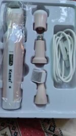 Kemei KM-3024 4-in-1 Rechargeable Lady Shaver | Women's Hair Removal & Grooming Kit - Image 3