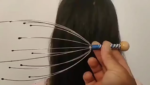 Manual Wire Head Scalp Massager | Stainless Steel Fingers Head Tingler for Scalp Relaxation | MNK SHOP - Image 5