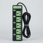 5 Part Power M-2000 Universal Extension Socket | Individual Switch 5-Way Multi-Plug | MNK SHOP - Image 3
