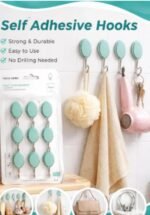9 Pieces Self Adhesive Wall Hooks Set | Heavy Duty Kitchen & Home Hanging Hooks | MNK SHOP - Image 7