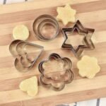 12 Pieces Stainless Steel Cookie & Cake Cutter Set | Heart, Star, Flower & Round Shapes | MNK SHOP - Image 5