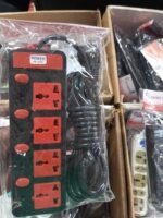 4 Part Power M-2000 Universal Extension Socket | Individual Switch 4-Way Multi-Plug | MNK SHOP - Image 4