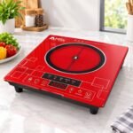 1 Piece Mflix MIC-C3 2200W Inverter Infrared Cooker | Red Marble 6mm Crystal Glass with Full Touch Control | MNK SHOP - Image 2