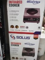 1 Piece Solus Heavy Duty Inverter Infrared Cooker | Stainless Steel Body with Deksi Pot Support & Manual Knob | MNK SHOP - Image 3