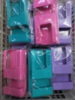 Wall-Mounted Pocket Mobile Charger Holder Stand | Compact Phone & Remote Holder | Cable Organizer | MNK SHOP