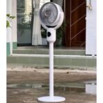1 Piece Weidasi WD-289 Rechargeable Stand Fan | 6.5 Inch Air Circulator with Remote & 6 LED Light | MNK SHOP - Image 4