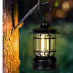K-20 Retro LED Camping Lamp | USB Rechargeable Portable Outdoor Lantern | MNK SHOP - Image 8