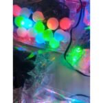 22 Feet Ball String Lights | গোলাপি, হলুদ ও মাল্টিকালার বল স্ট্রিং লাইট | MNK SHOP - Image 5