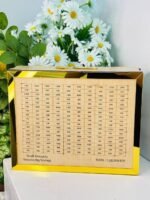 1,00,000 Taka Money Saving Box | 9×8×3 Inch Wooden Piggy Bank with Coin & Note Slot | Savings Challenge Box | MNK SHOP - Image 8