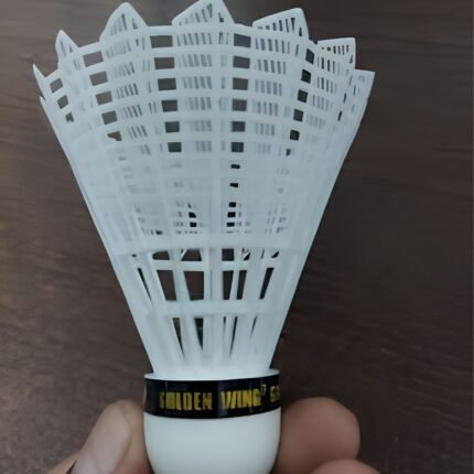 G10 China Superior Grade White Plastic Shuttlecock 12 Pcs  | গোল্ডেন উইং জি১০ ক্রিস্টাল হোয়াইট 12 পিস | MNK SHOP