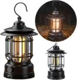 K-20 Retro LED Camping Lamp | USB Rechargeable Portable Outdoor Lantern | MNK SHOP