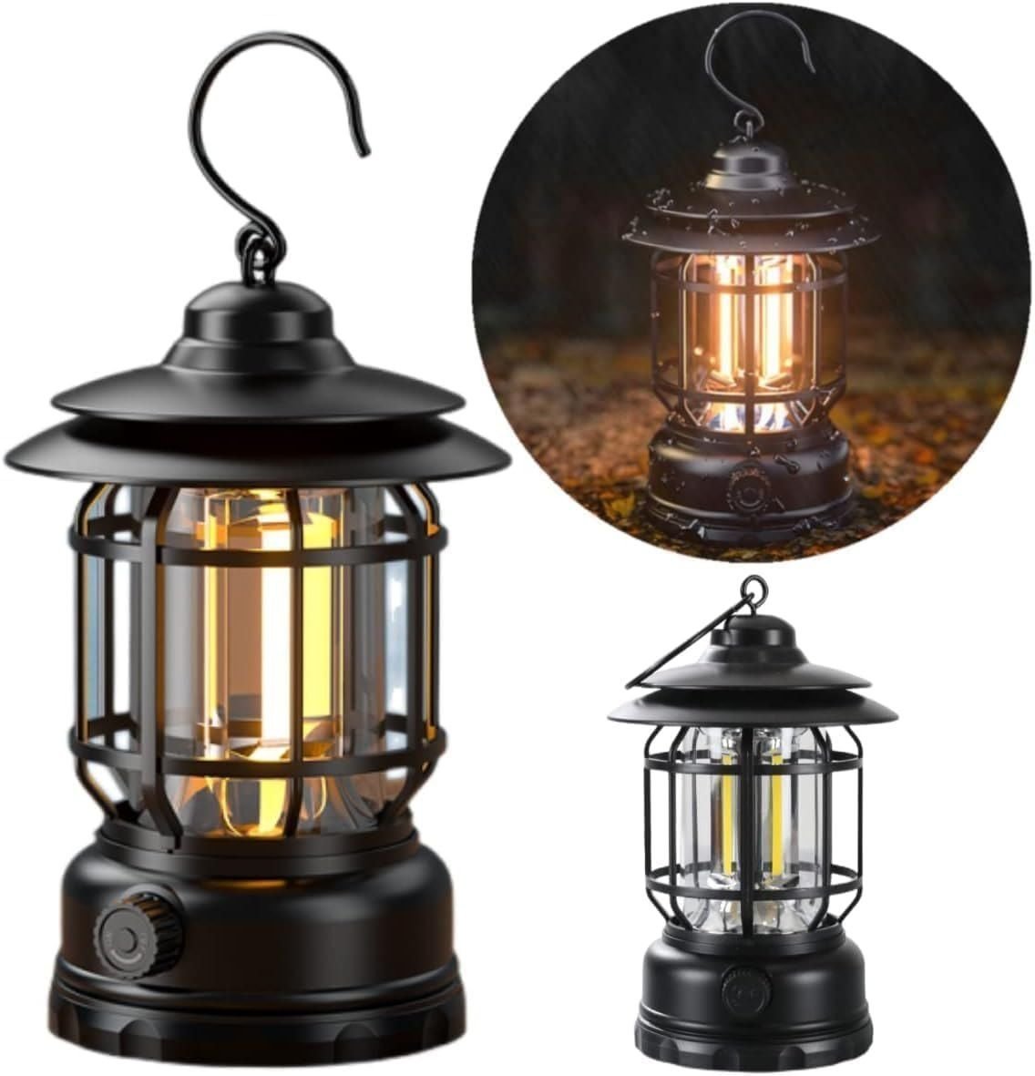 85aa1821b439b2cbfad57972324518a1_2200x2200q80 K-20 Retro LED Camping Lamp | USB Rechargeable Portable Outdoor Lantern | MNK SHOP - Image 1