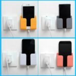 Multi-Functional Wall Holder with Cable Hook Slots | Mobile, Remote, Plug & Key Organizer | Wall Mounted Storage Holder | MNK SHOP - Image 2