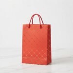 7×7.5 Inch Red Gift Bag | ৭×৭.৫ ইঞ্চি সিলভার ডিজাইন প্রিন্টেড গিফট ব্যাগ | MNK SHOP - Image 2