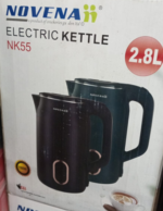 2.8L Novena NK55 Electric Kettle | Double Wall Insulation with Cordless 360° Swivel Base & Auto Shut-Off | MNK SHOP - Image 2
