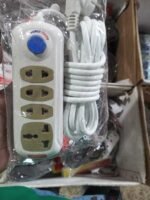 4 Port Power Touch Mixed Socket Multi-Plug | 3× 2-Pin Socket + 1× Universal Socket with Main Switch | MNK SHOP - Image 3