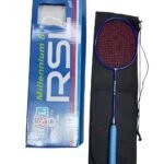 RSL Millennium 8 (Eneron Series) Badminton Racket - Royal Blue Metallic Frame, Pre-Strung, Light Blue Grip with Cover Bag | আরএসএল মিলেনিয়াম ৮ ব্যাডমিন্টন র‍্যাকেট | MNK SHOP