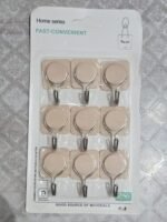 9 Pieces Self Adhesive Wall Hooks Set | Heavy Duty Kitchen & Home Hanging Hooks | MNK SHOP - Image 8