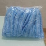 50 Pieces Blue Disposable Non-Woven Bouffant Cap | Hair Net Cap for Hospital, Kitchen & Food Use | MNK SHOP - Image 3